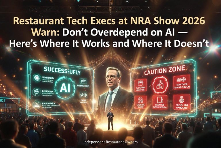 Restaurant Tech Execs at NRA Show 2026 Warn: Don’t Overdepend on AI — Here’s Where It Works and Where It Doesn’t
