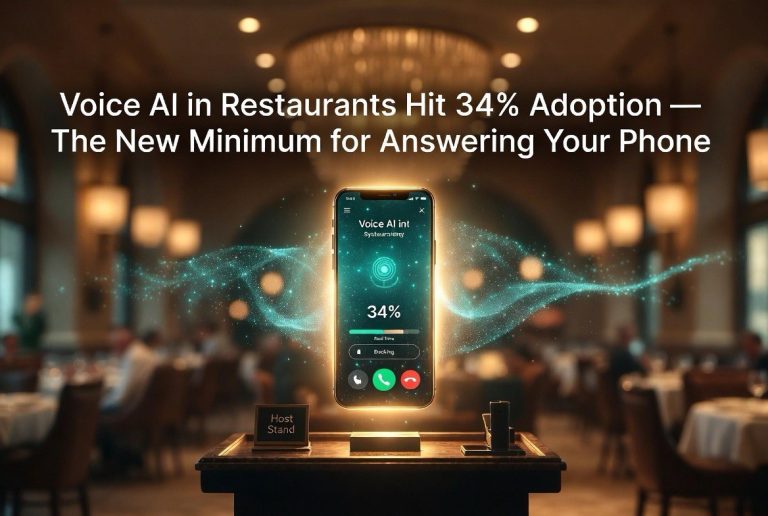 Voice AI in Restaurants Hit 34% Adoption: The New Minimum for Answering Your Phone
