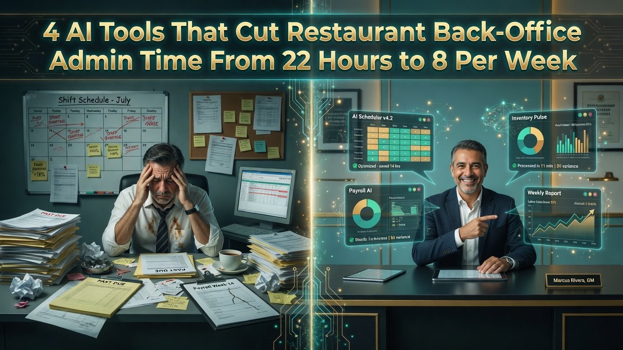 4 AI Tools That Cut Restaurant Back-Office Admin Time From 22 Hours to ...