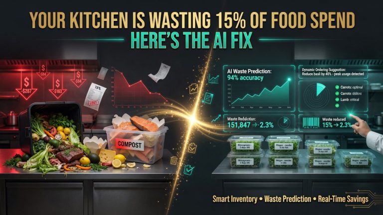 Your Kitchen Is Wasting 15% of Food Spend — Here’s the AI Fix