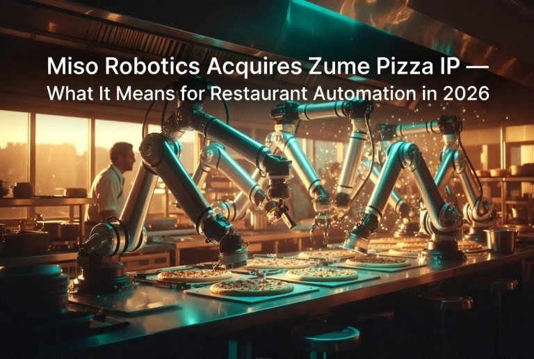 Miso Robotics Acquires Zume Pizza IP — What It Means for Restaurant Automation in 2026