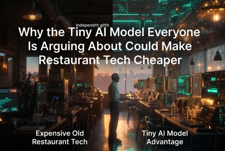 Why the Tiny AI Model Everyone Is Arguing About Could Make Restaurant Tech Cheaper