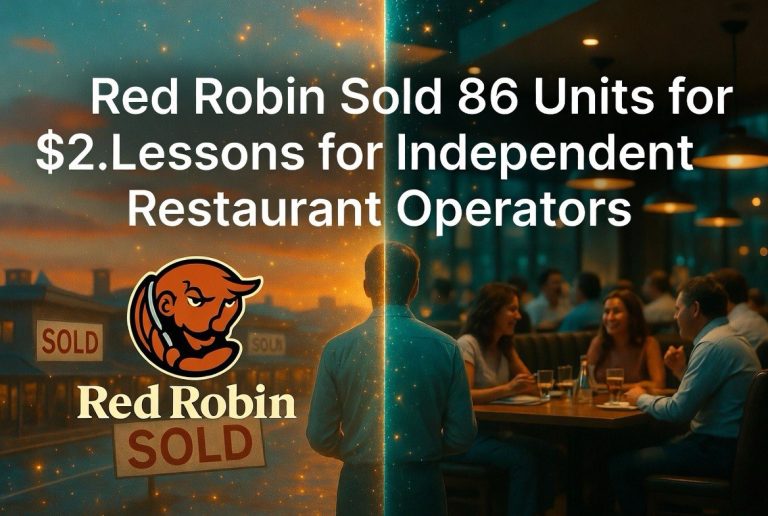 Red Robin Sold 86 Units for 2.5M: Lessons for Operators