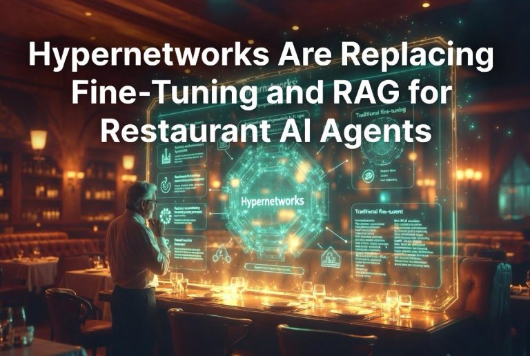 Hypernetworks Are Replacing Fine-Tuning and RAG for Restaurant AI Agents