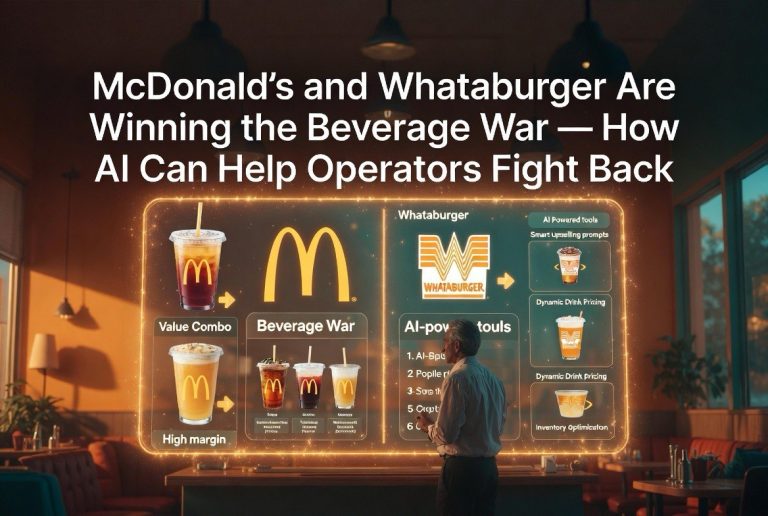 McDonald’s and Whataburger Are Winning the Beverage War — How AI Can Help Operators Fight Back