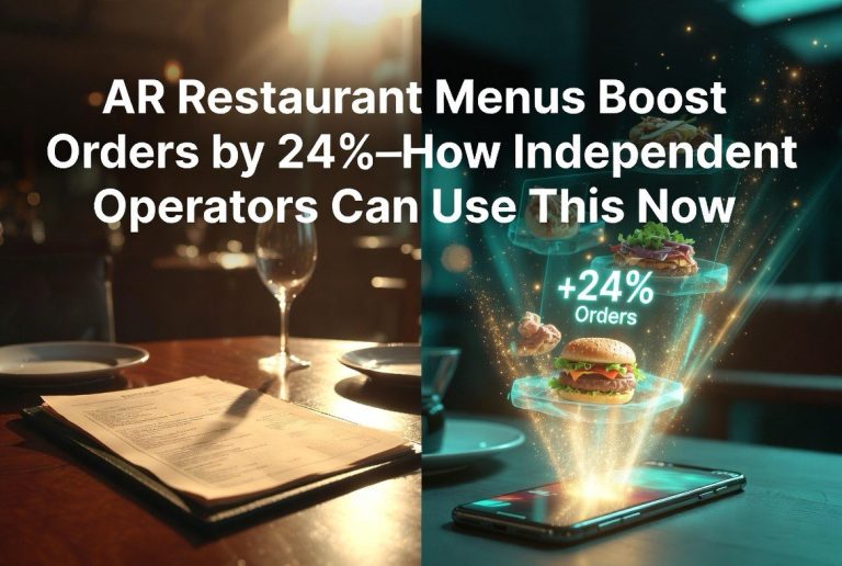 AR Restaurant Menus Boost Orders by 24% — How Independent Operators Can Use This Now