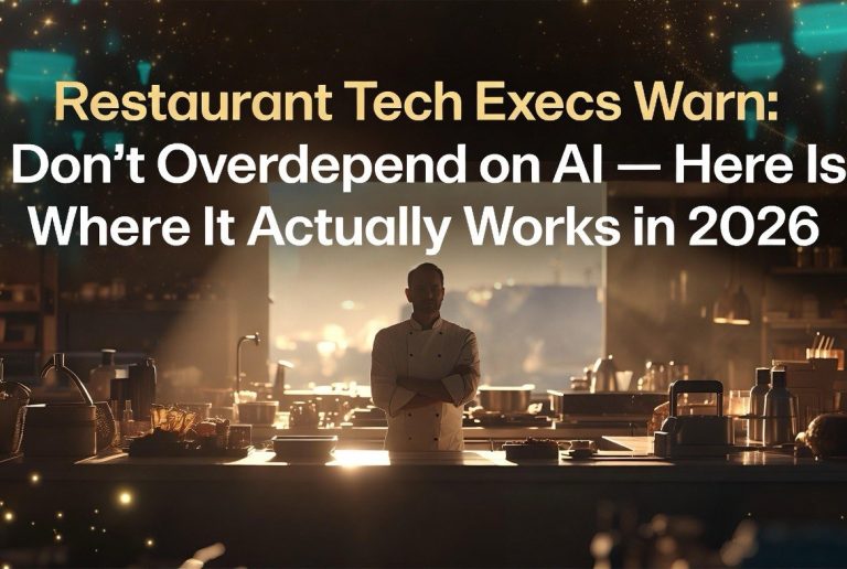 Restaurant Tech Execs Warn: Don’t Overdepend on AI — Here Is Where It Actually Works in 2026
