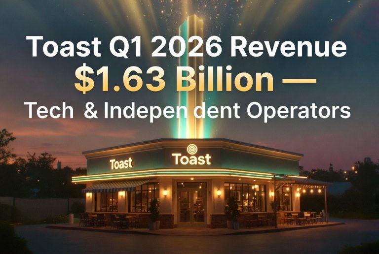 Toast Q1 2026 Revenue Hits .63 Billion — What This Restaurant Tech Growth Means for Independent Operators