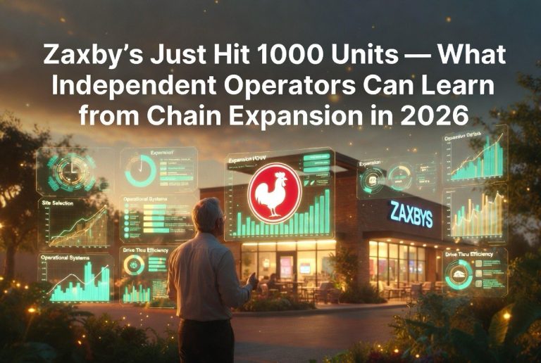 Zaxbys Just Hit 1,000 Units — What Independent Operators Can Learn from Chain Expansion in 2026