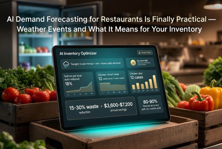 AI Demand Forecasting for Restaurants Is Finally Practical — Weather, Events, and What It Means for Your Inventory