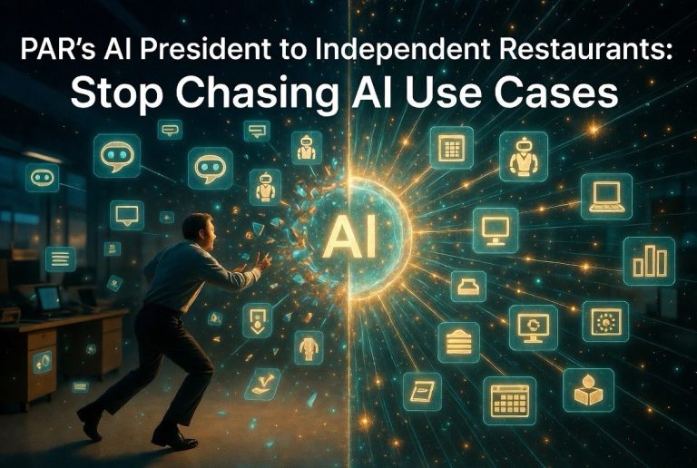 PAR’s AI President to Independent Restaurants: Stop Chasing AI Use Cases