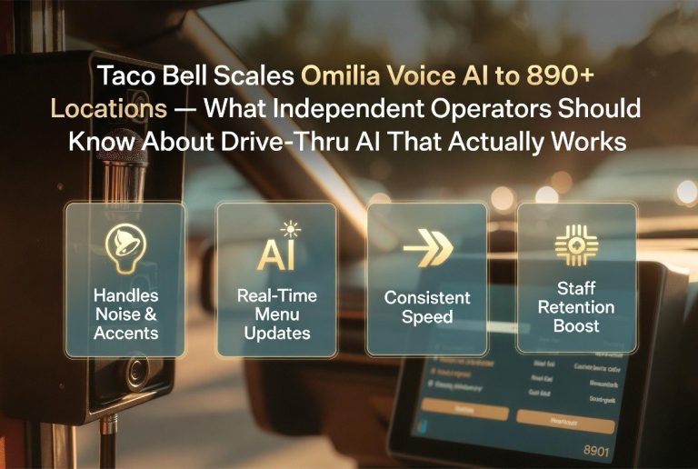 Taco Bell Scales Omilia Voice AI to 890+ Locations — What Independent Operators Should Know About Drive-Thru AI That Actually Works