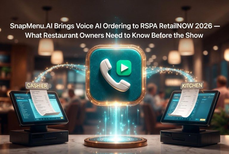 SnapMenu.AI Brings Voice AI Ordering to RSPA RetailNOW 2026 — What Restaurant Owners Need to Know Before the Show