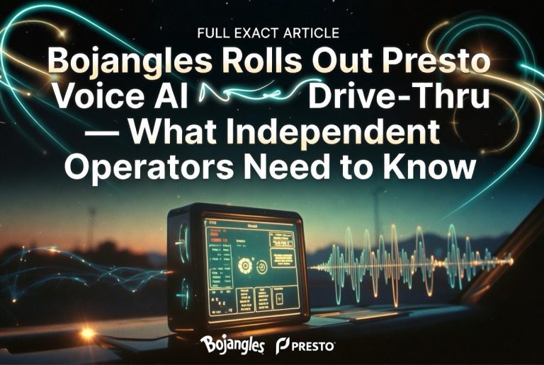Bojangles Goes All-AI Drive-Thru, Presto Raises 0M — Voice AI for Restaurants Just Got Real