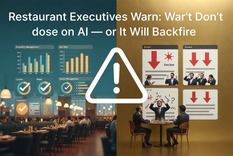 Restaurant Executives Warn: Don’t Overdose on AI — or It Will Backfire