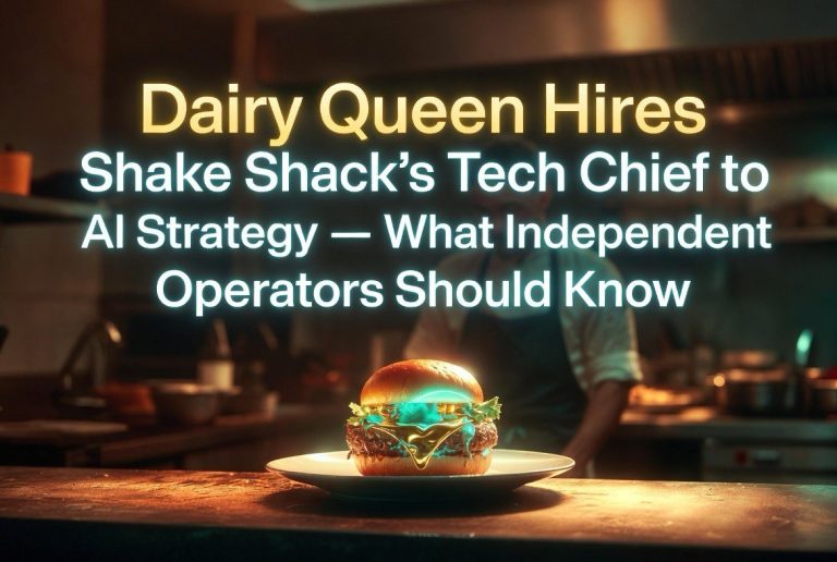 Dairy Queen Hires Shake Shack’s Tech Chief to Lead AI Strategy – What Independent Operators Should Know