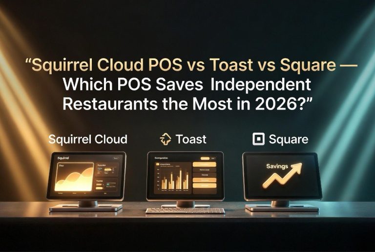 Squirrel Cloud POS vs Toast vs Square — Which POS Saves Independent Restaurants the Most in 2026?