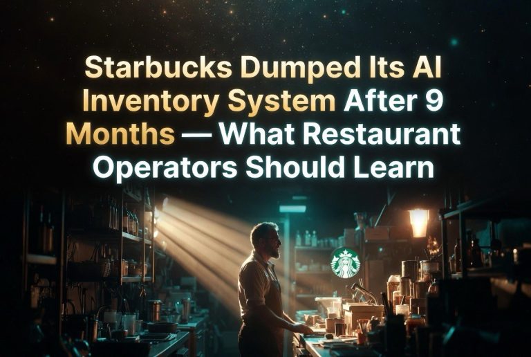 Starbucks Dumped Its AI Inventory System After 9 Months — What Restaurant Operators Should Learn
