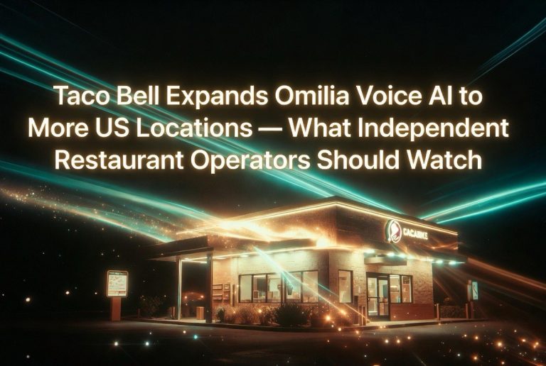 Taco Bell Expands Omilia Voice AI to More US Locations: What Independent Restaurant Operators Should Watch