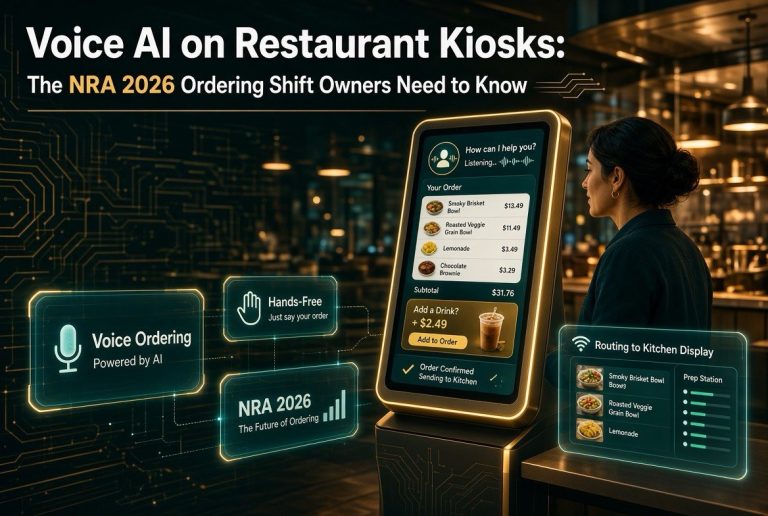 Voice AI on Restaurant Kiosks: The NRA 2026 Ordering Shift Owners Need to Know