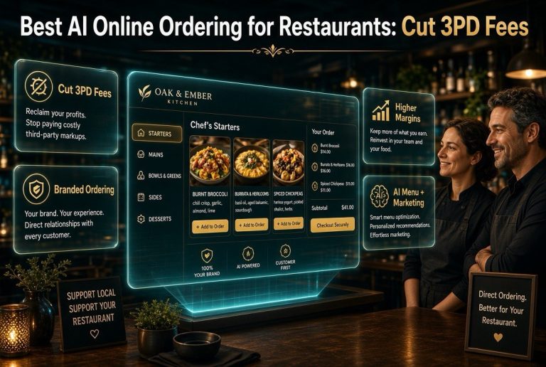 Best AI Online Ordering for Restaurants: Cut 3PD Fees