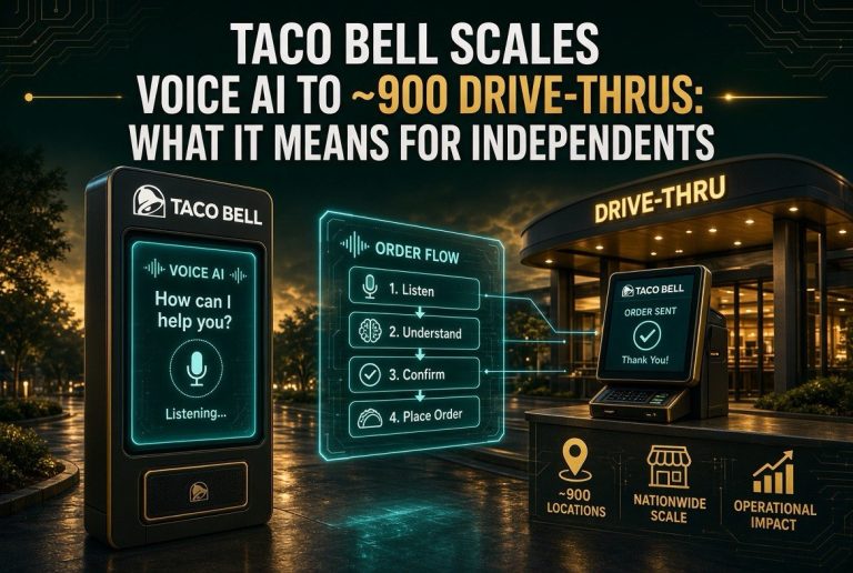 Taco Bell scales Omilia voice AI to ~900 drive-thrus