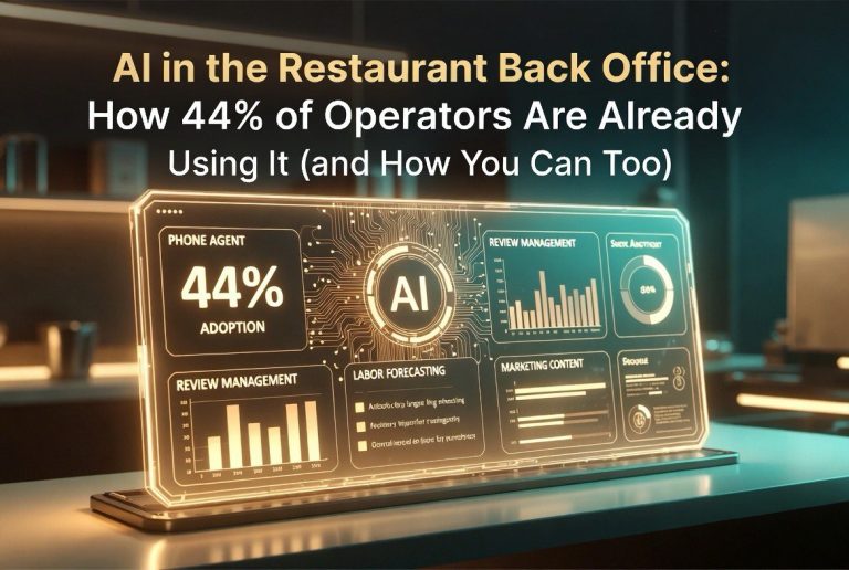 AI in the Restaurant Back Office: How 44% of Operators Are Already Using It (and How You Can Too)