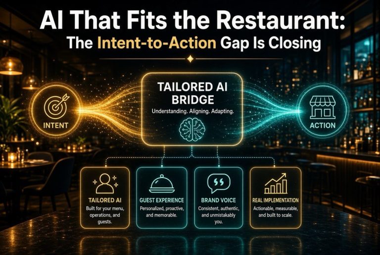 AI That Fits the Restaurant: The Intent-to-Action Gap Is Closing