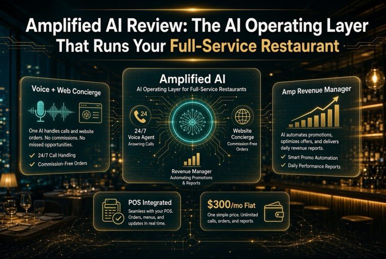 Amplified AI AI operating layer for full-service restaurants