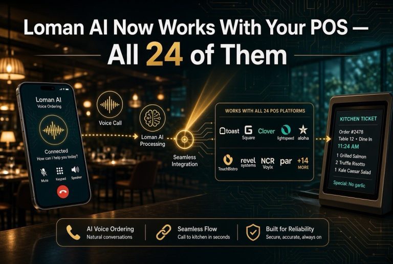 Loman AI Now Works With Your POS — All 24 of Them
