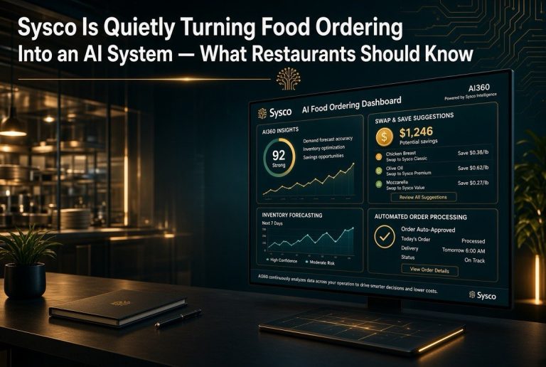 Sysco Is Quietly Turning Food Ordering Into an AI System — What Restaurants Should Know