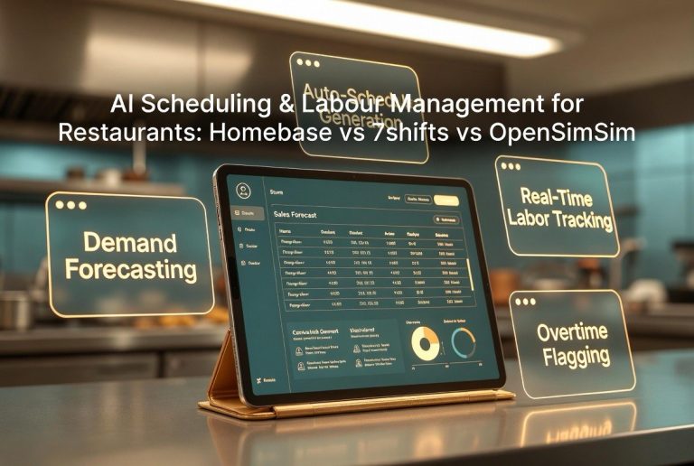 AI Scheduling & Labour Management for Restaurants: Homebase vs 7shifts vs OpenSimSim