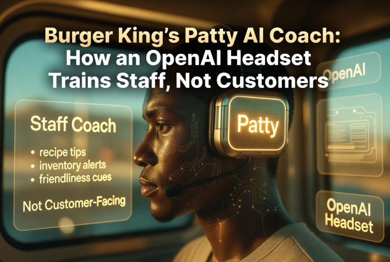 Burger King’s Patty AI Coach: How an OpenAI Headset Trains Staff, Not Customers