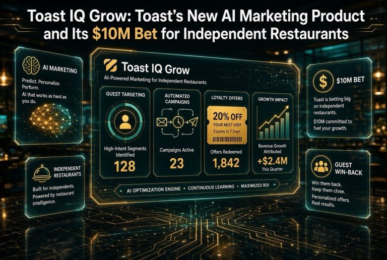 Toast IQ Grow AI marketing product for restaurants