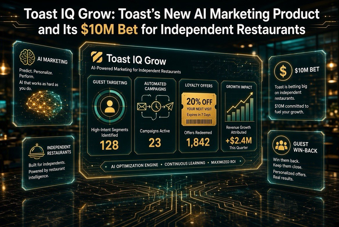 Toast IQ Grow AI marketing product for restaurants