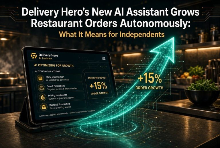 Delivery Hero’s New AI Assistant Grows Restaurant Orders Autonomously: What It Means for Independents