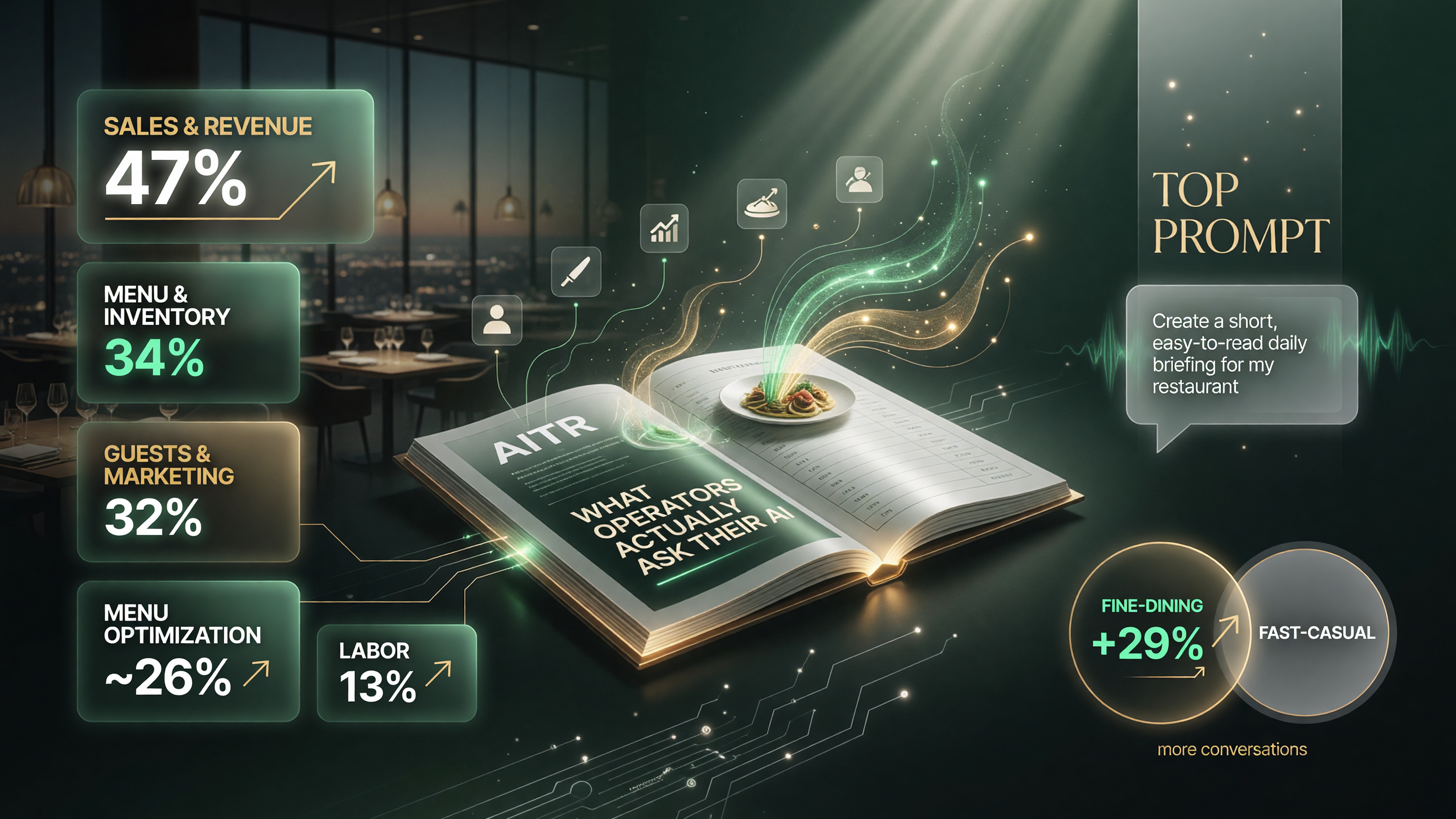 The practical questions operators ask their AI: revenue, menu, inventory, labor and guests