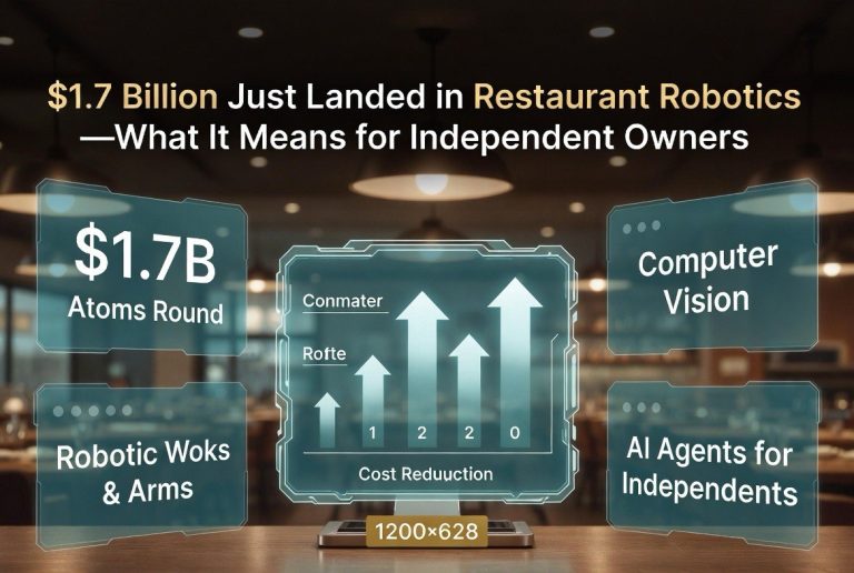$1.7B Landed in Restaurant Robotics: What It Means for You