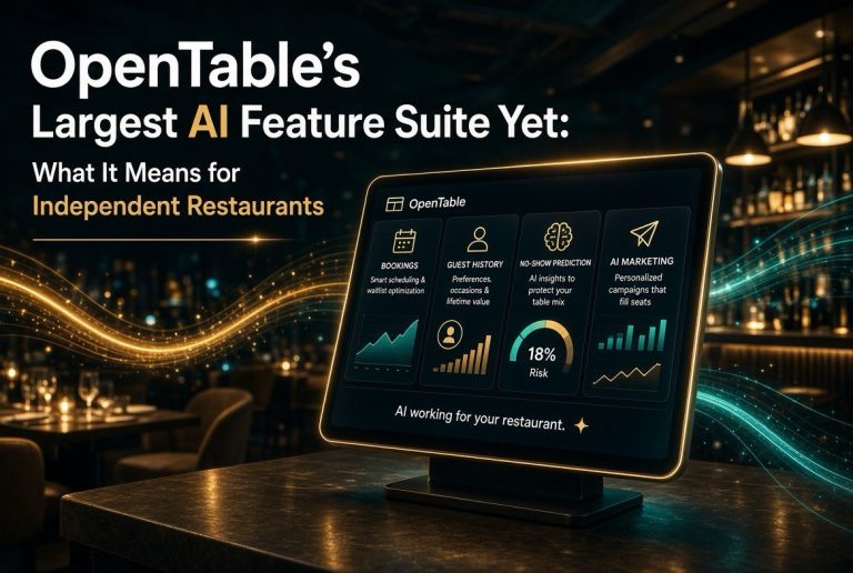 OpenTable’s Largest AI Feature Suite Yet: What It Means for Independent Restaurants