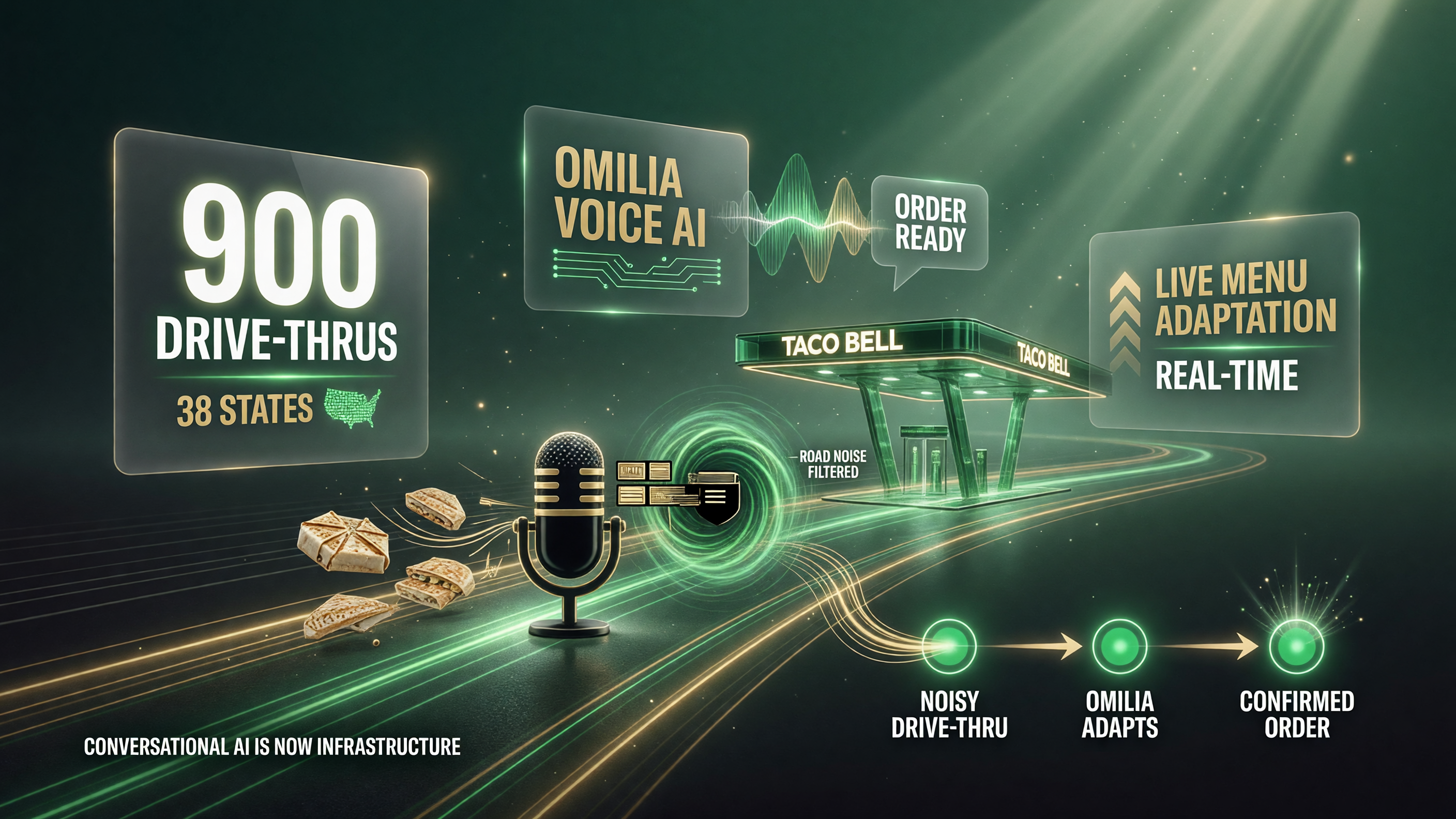 Taco Bell scales Omilia voice AI to ~900 drive-thrus across 38 US states