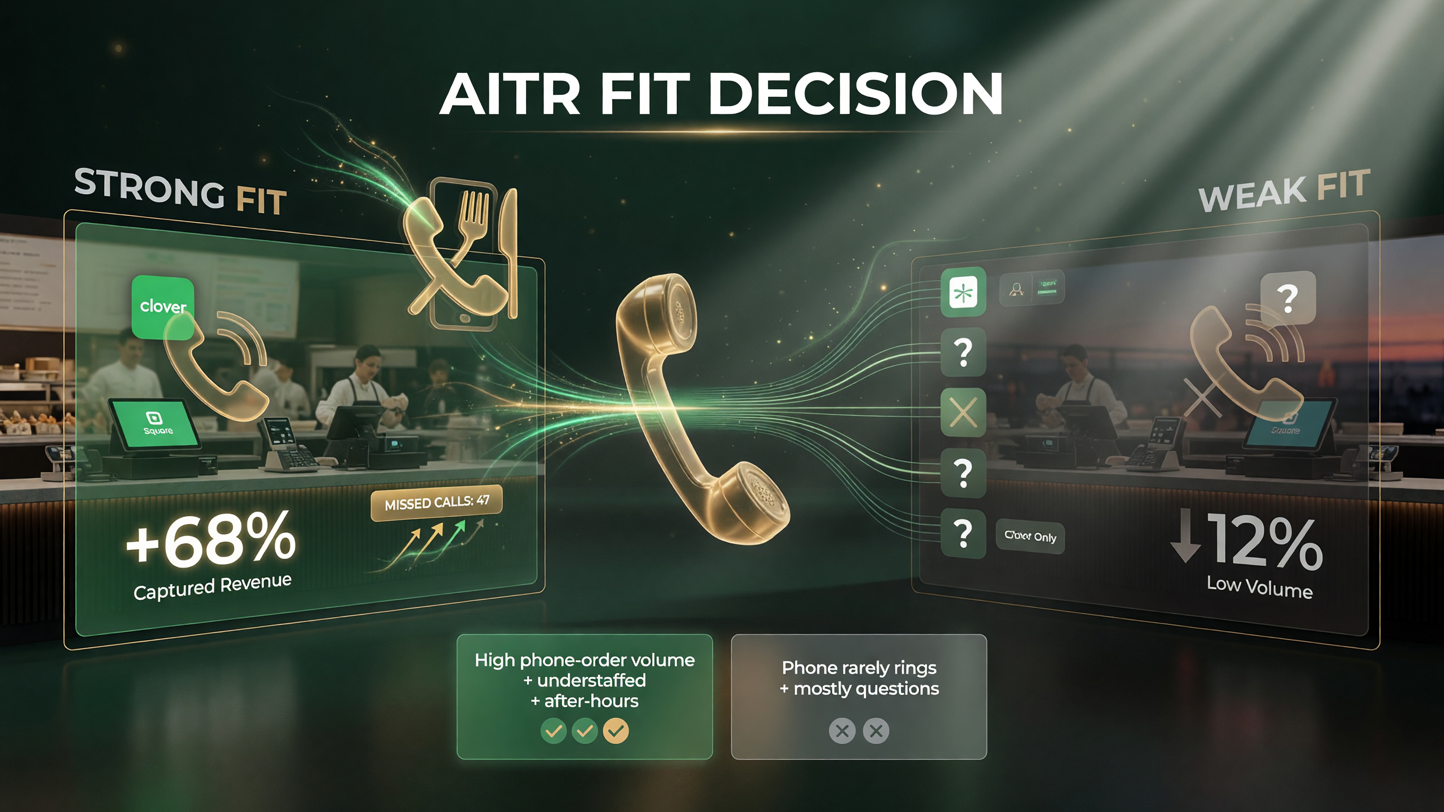 Foreva Clover fit decision: good fit for Clover or Square shops with phone-order volume, weaker fit when calls are mostly questions