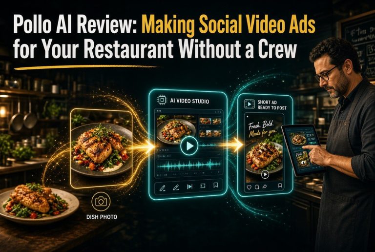Pollo AI Review: Making Social Video Ads for Your Restaurant Without a Crew