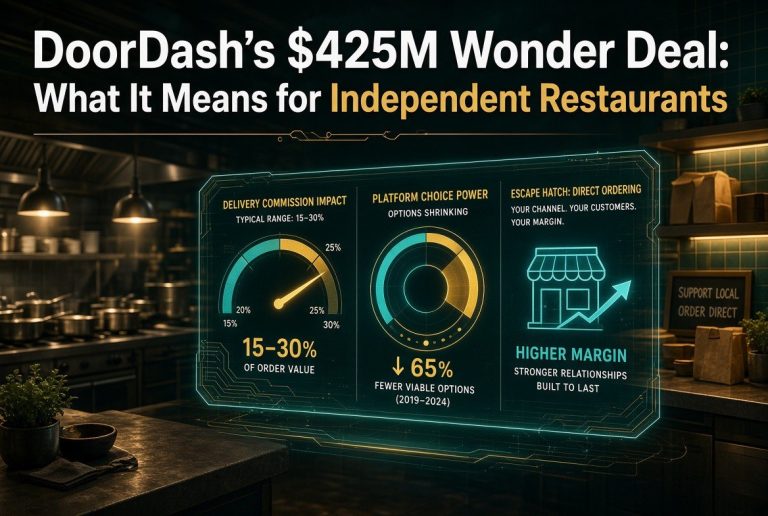 DoorDash’s $425M Wonder Deal: What It Means for Independent Restaurants