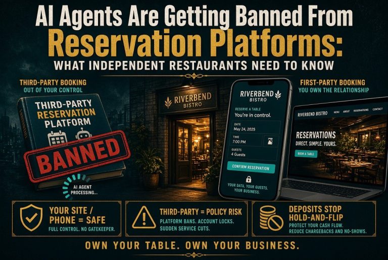 AI Agents Are Getting Banned From Reservation Platforms: What Independent Restaurants Need to Know