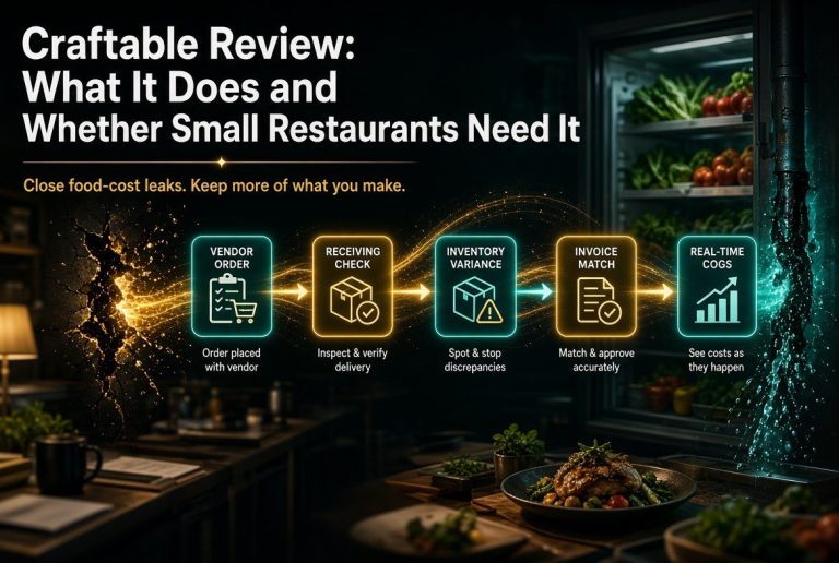 Craftable Review: What It Does and Whether Small Restaurants Need It