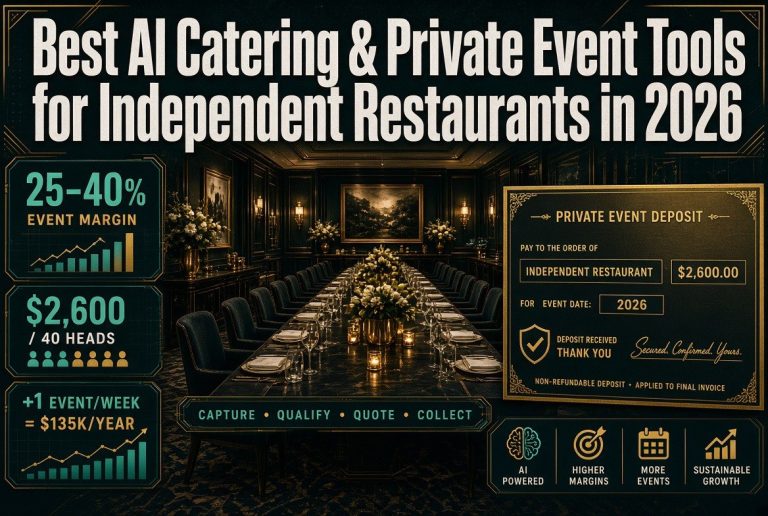 Best AI Catering & Private Event Tools for Independent Restaurants in 2026