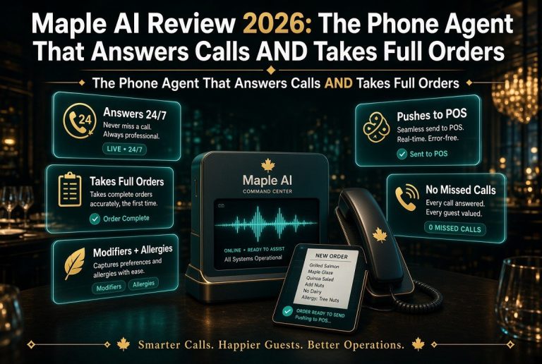 Maple AI Review 2026: The Phone Agent That Answers Calls AND Takes Full Orders