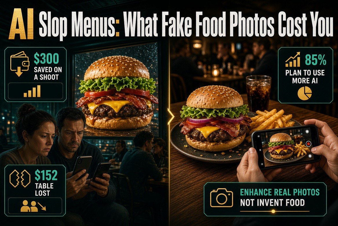 AI slop menus and fake food photos cost independent restaurants