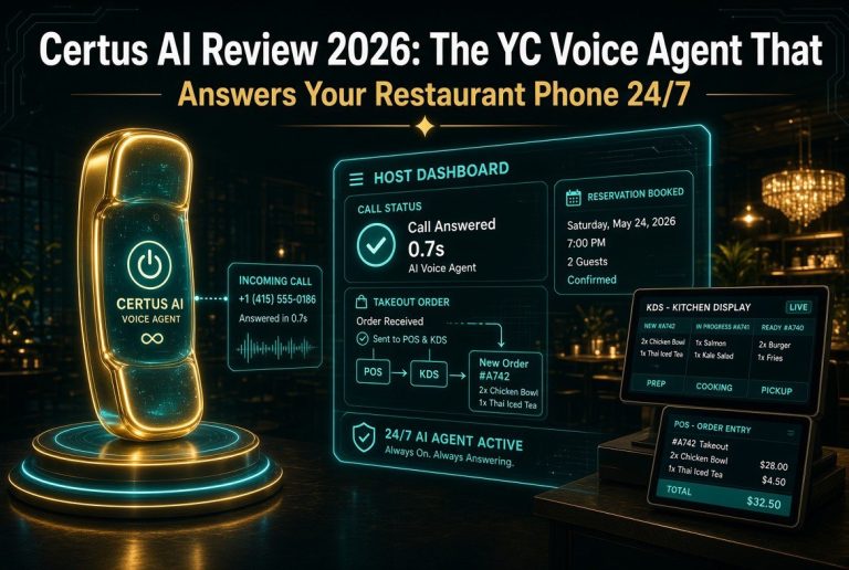 Certus AI Review 2026: The YC Voice Agent That Answers Your Restaurant Phone 24/7