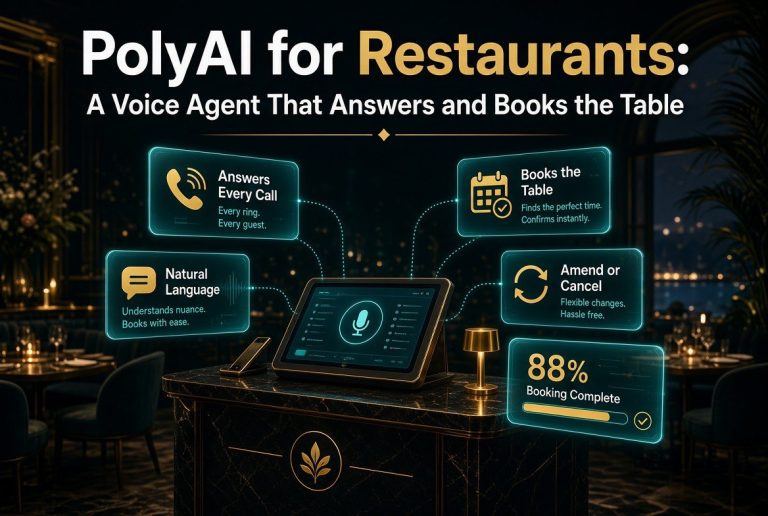 PolyAI for Restaurants: A Voice Agent That Answers and Books the Table